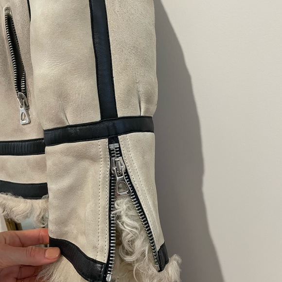 Isabel Marant Micha Suede Shearling 2018 Runway Coat - Picture 2 of 10